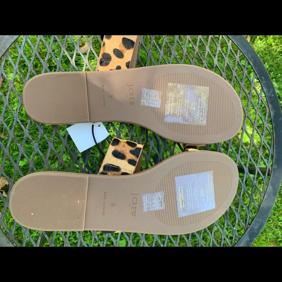 J.Crew Calfhair Easy Summer Slide Sandals. NWT - Picture 3 of 4
